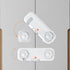 6 Pack Fridge Locks for Kids, Cabinet Locks Baby Proofing, Child Proof Refrigerator Lock, Door Locks for Kids Safety, Baby Locks for Cabinets and ...