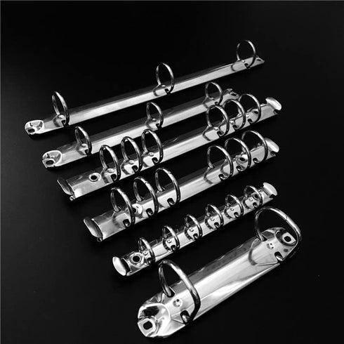 5Pcs A5 Half letter Junior Legal Size Ring Binder Mechanism,3 O rings,20mm Capacity,Loose Leaf Binding Spines Combs Replacement Kit for Organizers...