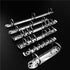 5Pcs A5 Half letter Junior Legal Size Ring Binder Mechanism,3 O rings,20mm Capacity,Loose Leaf Binding Spines Combs Replacement Kit for Organizers...