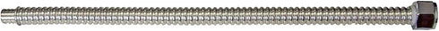 Flextron FTWC-S34-24F 24" Corrugated Connector for Water Heater with 3/4" Fip and 3/4" Pex Ends, Stainless Steel...