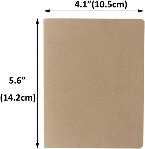24 Pack Pocket Notebook Journal Notebook Blank Sketch Notebooks for Traveler, Student, Office - Small Subject Notebook Planner - A6 Size, 4.1 x 5....