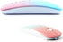 KLO Bluetooth Mouse for MacBook/MacBook air/Pro/iPad, Wireless Mouse for Laptop/Notebook/pc/iPad/Chromebook (BT/A Blue-Pink)...