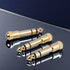 S-6 ?2PACK? Gold Plated 6.35mm (1/4 inch) Male to 3.5mm (1/8 inch) Female Stereo Audio Jack Adapter for Aux Cable, Guitar Amplifier, Headphone, Di...