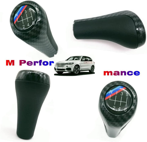 M 6 Speed 3 Color Manual Stick Shift Handle Manual Gear Shift Knob Compatible for E36 E46 E90 E91 E92 E81 E82 E87 E88 M5 M4 M3 F20 1 3 5 6 7Series...