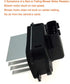 HVAC Blower Motor Resistor AC Blower Control Module Fits 2009-2017 Ford Expedition 2009-2014 Ford F150 2009-2017 Lincoln Navigator Replace BL3Z-19...