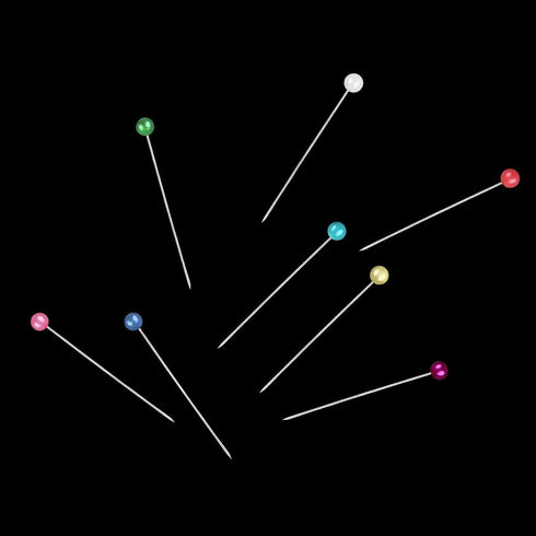 600 PCS Straight Pins 1.6 in Pearlized Ball Head Sewing Pins for Fabric DIY Sewing Pins Crafts...