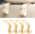 4 Pack Car Vehicle Back Seat Headrest Hooks, Universal Black Back Seat Hanger for Your Purse, Grocery Bags, Handbag, Car Seat Organizer Accessory ...