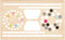 BENECREAT 13x7.8 Inch Wood Bead Board, Hollow Silicone Bead Board Kit, Papaya Whip Bead Wristlet Keychain Tools for Jewelry Making Bracelet Neckla...