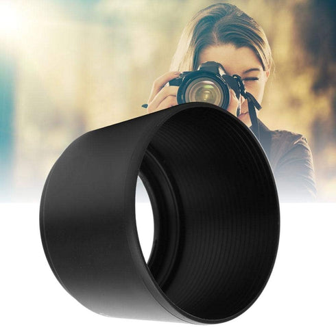 LH-61E Lens Hood, Camera Lens Hood Sun Shade Rainproof Lens Protective Replacement for Olympus 70-300mm f/4.8-6.7 Lens...