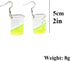 Funny Beaker Dangle Earrings - Acrylic Measuring Cup Potion Bottle Charms Drop Earrings for Halloween Mad Scientist Costume Jewelry...