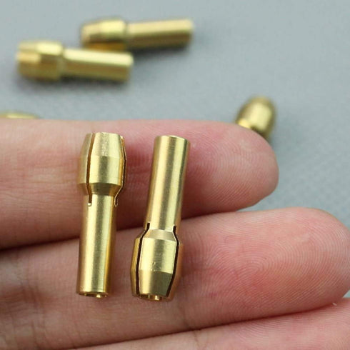 2 Set of Brass Collet Fits Dremel Rotary Tools Including 1mm/1.6mm/2.3mm/3.2mm...
