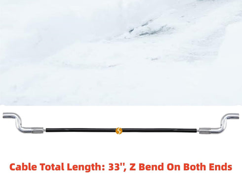 762259MA Auger Clutch Cable Fits for Murray Sears Craftsman Snowblower Drive Cable 762259 1501124 1501124MA...