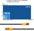 Network Cable, Shielded Ethernet Cable, Cat8 10ft 2pack Cable, Gold Plated RJ45 Connectors, 26AWG Cat8 Network Cable, Weatherproof 40Gbps 2000Mhz ...