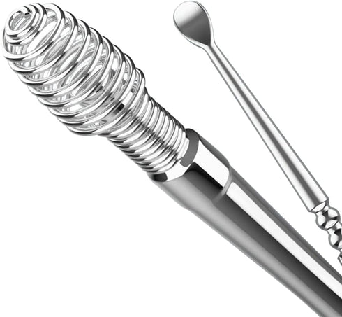 Spiral Ear Wax Remover Ear Cleaning Tool Ear Wax Removal Tool Ear Cleaner Ear Wax Removal kit Spring Ear Wax Cleaner Tool Set...