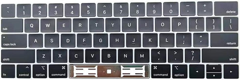 Replacement Keyboard Keycaps,Full Set of US Keycaps QWERTY Fit for MacBook Pro Retina 13" / 15" Model A1706 A1707 A1708 2016-2017 Year EMC 3071 EM...