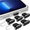 5 Pieces Anti Dust Plugs,iPhone Plug Cover iPhone Dust Plug Charger Protector Charging Dust Cover with Plug Holder Compatible iPhone 7, 8,11, 12,1...