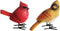 Polyresin Cardinal Christmas Bird for Patio Garden Ornament Decoration Outdoor Decoration Small Status Couple Bird...