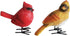 Polyresin Cardinal Christmas Bird for Patio Garden Ornament Decoration Outdoor Decoration Small Status Couple Bird...