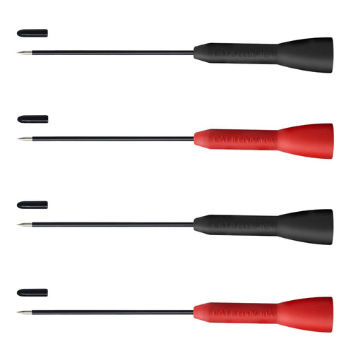 4 Pack 2mm Extended Needle Test Probes, 600V/10A Non-Destructive Multimeter Test Probe for Fluke Leads tl71 tl75...