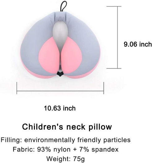 MOOB Kids Pillow Support Neck Pillow for Car & Airplane, Traveling Gifts for Toddler & Children U-Shape Car Seat Head Travel Neck Pillow Support P...