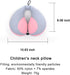 MOOB Kids Pillow Support Neck Pillow for Car & Airplane, Traveling Gifts for Toddler & Children U-Shape Car Seat Head Travel Neck Pillow Support P...
