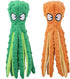 G&P Dog Squeaky Toys Octopus - No Stuffing Crinkle Plush Dog Toys for Puppy Teething, Durable Interactive Chew Toys for Small, Medium and Large Do...