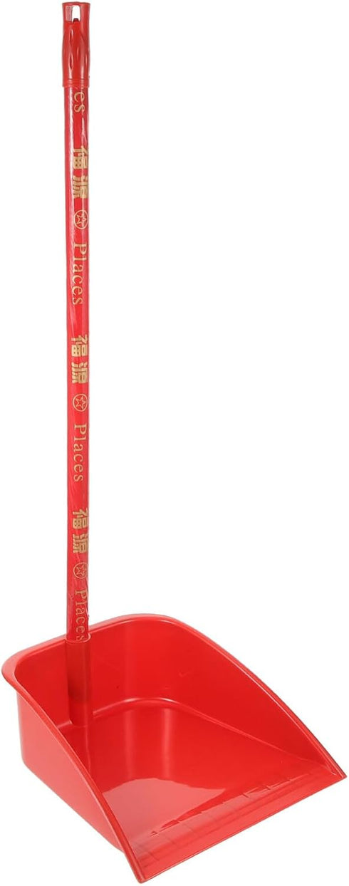 COHEALI Plastic Upright Dustpan Long Handle Lobby Dust Pan Cleaning Shovel Stand Up Dustpans Sweeping Part for Garage Home Yard 63cm (dust Pan Onl...