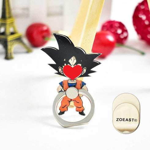 ZOSTLAND 1PC Cute Cartoon Phone Ring Universal 360°Adjustable Phone Case Finger Grip Stand Holder Desk Stent Mount Car Hook Compatible with iPhone...