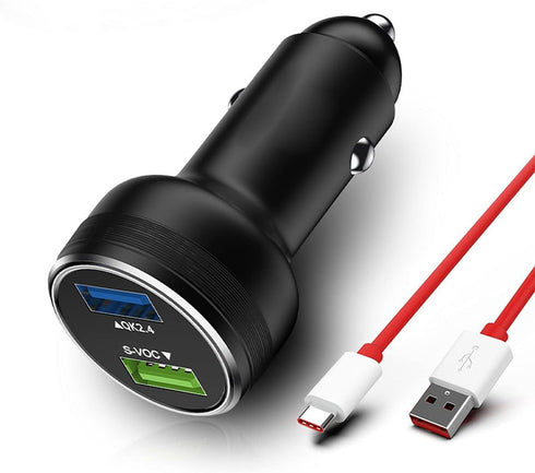 30W 65W Car Charger Compatible for Oneplus 13 12 13R 12R 11 10 9 Pro Open Pad 9R 8T 10T 8 7T Nord 3 4 N20 N300 N10 N100 N200 N30 SE 5G Car Charge ...