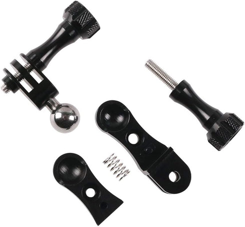 Aluminum Alloy 360 Degree Rotation Ball Joint Mount Adapter Swivel Arm Mount Pivot Extension Accessories Compatible with Gopro Hero 13 Black,Hero ...