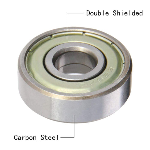 Othmro Deep-Groove Ball Bearings,10Pcs 629ZZ Deep Groove Bearings 9x26x8mm Ball Bearing Double Plastic Sealed Carbon Steel Deep Groove Bearing for...