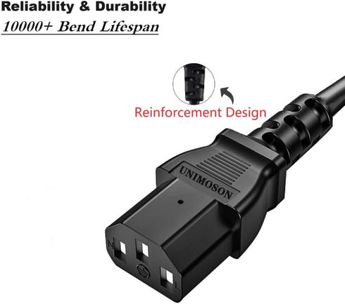 Amplifier Power Cable Cord Compatible Guitar Amp, ION iPA76C iPA76A iPA76S IPA23 Block Rocker, Block Party & Live, Job Rocker, Explorer Portable S...