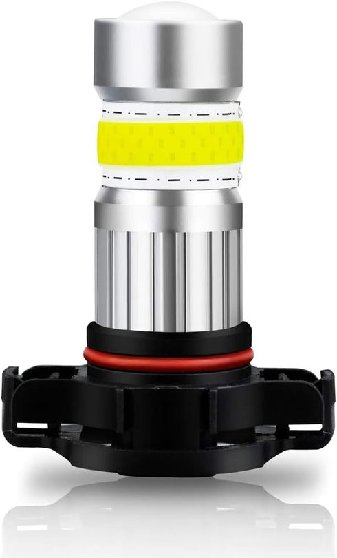 Alla Lighting 2800lm PSX24W 2504 LED Fog Lights Bulbs 12276, 6000K Xenon White Xtreme Super Bright COB-72 12V Cars Trucks Replacement...