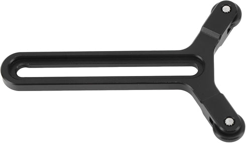 Y Bracket Lens Support with Double Wheels, Y Shaped Lens Support Bracket with 71.5mm Vertical Adjustment, Lens Support System fit for DIY S, SC...