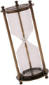 Retro Metal Sandglass Empty Hourglass Sand Timer Without Sand for Home Office Decoration (Bronze - L)...