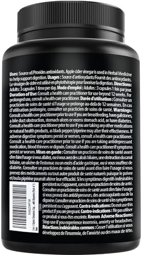 5-in-1 Ceylon Cinnamon Capsules 2355mg - Ceylon Cinnamon and Apple Cider Vinegar Capsules - Turmeric and Panax Ginseng Capsules - Cinnamon Supplem...