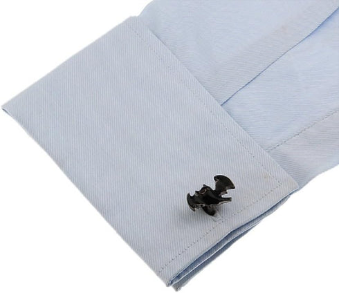 Bat Halloween Pair Cufflinks in a Presentation Gift Box & Polishing Cloth...