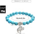 Boho Turquoise Anklets Summer Beach Elephant Ankle Bracelet for Women...