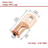 4/0 AWG 5/16" Stud (10 pcs.), Heavy Duty Battery Ring Terminal, 0000 Gauge Connectors, 4/0 Battery Cable lugs, Copper Wire Lugs, Copper Ring Termi...