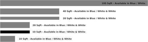 Filter Floss, Polishing Filter Pad for Fish Tank & Aquarium Filters - White - 1'x10' (10 sq. ft.)...
