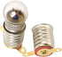 10pcs E10 Mini Light Bulbs 1.5V 0.3A Physical Electrical Experiment Screw Base Indicator Light Incandescent Bulb Old-Fashioned Flashlight Lamp...