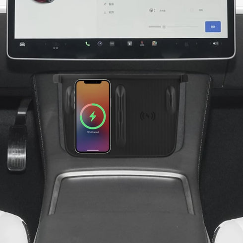 Model 3 Wireless Charger Pad, Center Console Anti-Skid Pad Cover, Non Slip Dashboard Wireless Charging Mat, for Wireless Charging Pad(Black)...