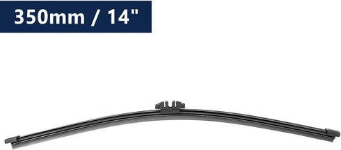X AUTOHAUX 350mm 14" Car Rear Windshield Wiper Blade Arm Set for Volvo V90 16-20...