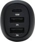 Tripp Lite USB Car Charger, 3 Port USB Car Charger, 36W Max - USB-C PD 3.0 Up to 18W, 2 USB-A QC 3.0 Up to 36W, Black (U280-C03-36W-1B)...