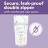 Philips AVENT Breast Milk Storage Bags, Clear, 6 Ounce, 50 Pack, SCF603/50...