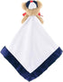 Bearington Collection Lil’ Slugger Snuggler Plush Baseball Lovey for Baby - 15 in Plush & Satin Security Blanket - Soft Teddy Bear Infant & Toddle...