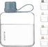 Portable Flat Water Bottle,BPA Free Reusable Tritan Plastic Travel Water Bottle Cup,Lightweight Leakproof Slim Water Bottle Fits Purse,Backpacking...