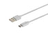 Monoprice USB 2.0 Type-C to Type-A Charge and Sync Nylon-Braid Cable - 10 Feet - White, Fast Charging, Up to 3A/60W - Palette Series...