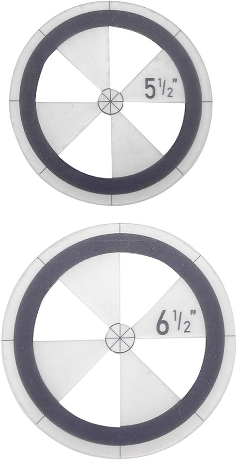 Circle Quilting Template CHENJIN 5PCS Circle Ruler Quilting Template Set for Quilting Circle Rulers Quilt Arc Circle Cutter Ruler, 5 Size...