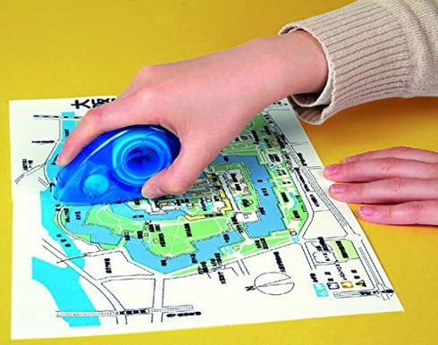 One-handed compact tape dispenser HariMouse (White)...
